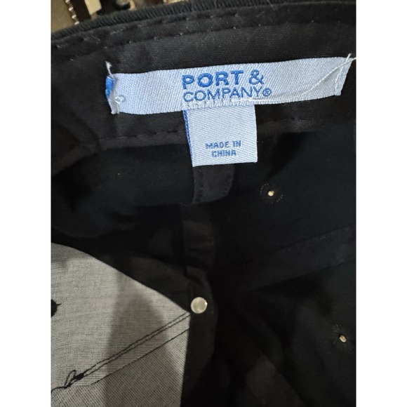 Port &‎ Company Womens Black Touchstone Crystal Cap Hat New - Picture 2 of 4